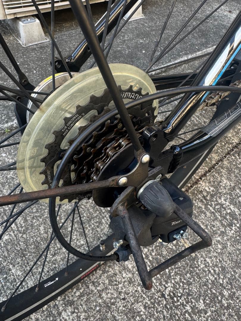 BRIDGESTONE アシスト電動自転車ブラックブリヂストン tb1e 手渡し