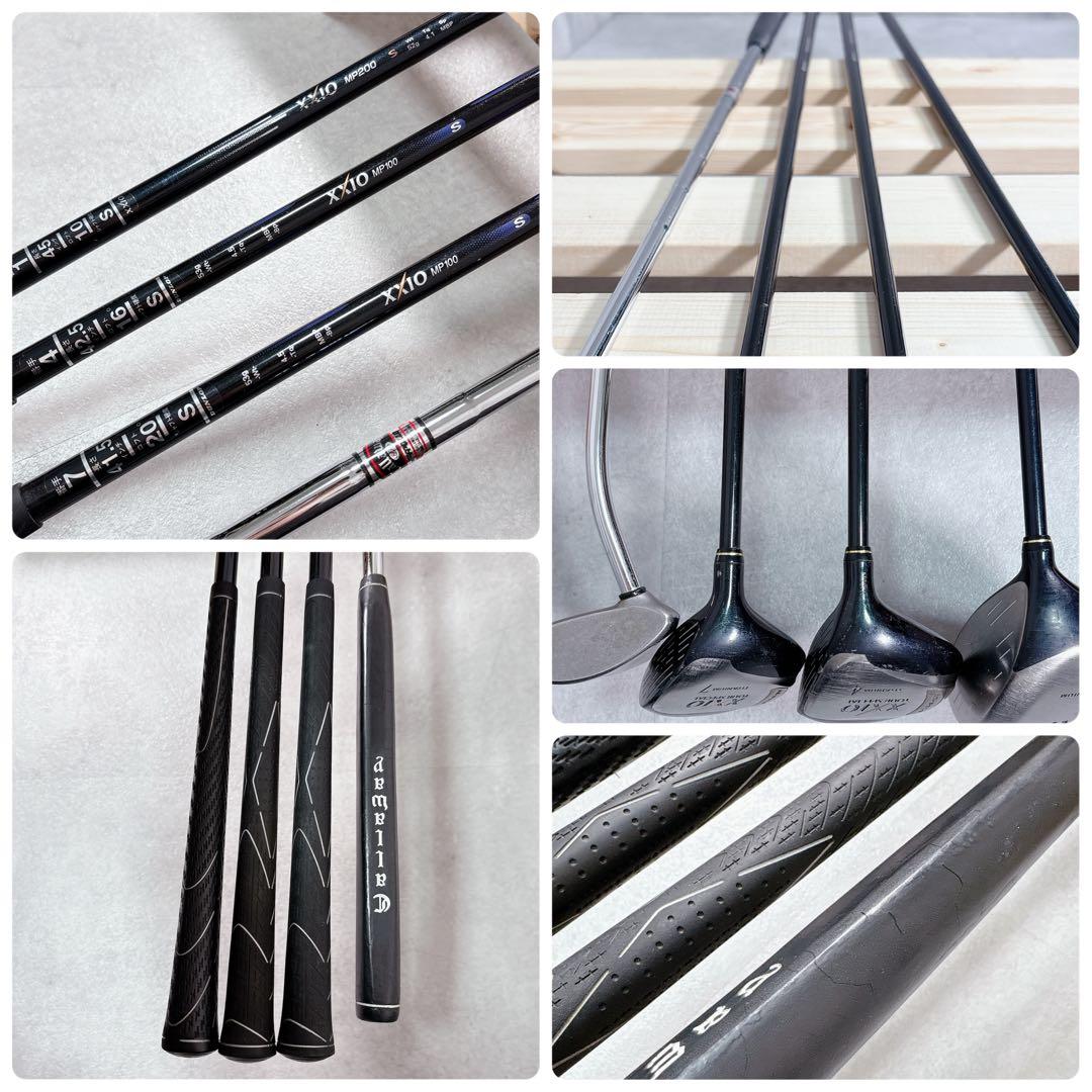 T178 XXIO ゴルフクラブ メンズ フルセット 14点 初心者 男性 白